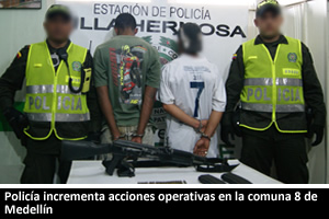 capturados en comuna 8